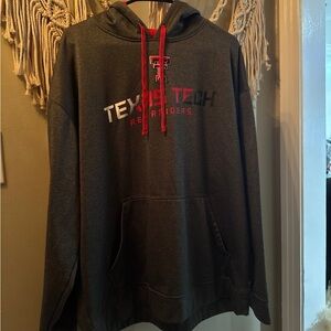 Pro Edge Dark Gray Texas Tech Hoodie